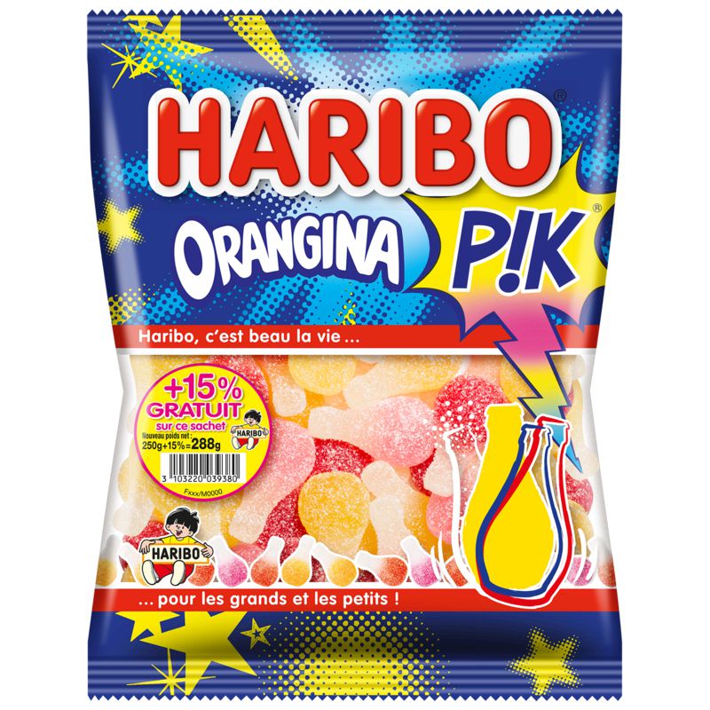 Haribo Bonbons Orangina Pik : Le Paquet De 200 G