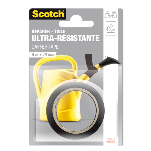 [3104739161401] SCOTCH Cinta de tela para reparar ultra resistente 5mx19mm negro