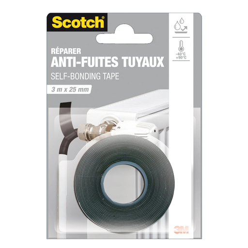 [3104739161494] SCOTCH Fita adesiva preta reparadora de fugas 3mx25mm