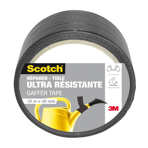 [3104739161739] SCOTCH Cinta de tela para reparar ultra resistente 15mx48mm negro