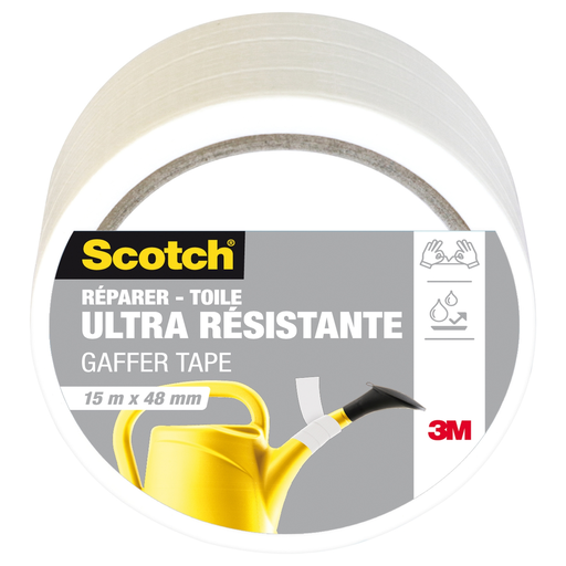 [3104739161753] SCOTCH Repair Ultra Resistant Cloth Tape White 15m x 48mm