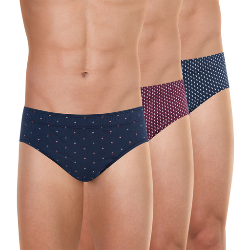 [3106430132865] EMINENCE 3 slips de talle bajo para hombre Estampado