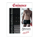 EMINENCE 3 boxers homem Business Print lote de 3