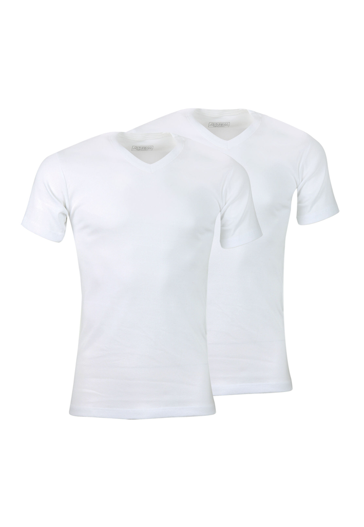 ATHENA 2 Tee-shirts homme col V Ecopack le lot de 2 t-shirts