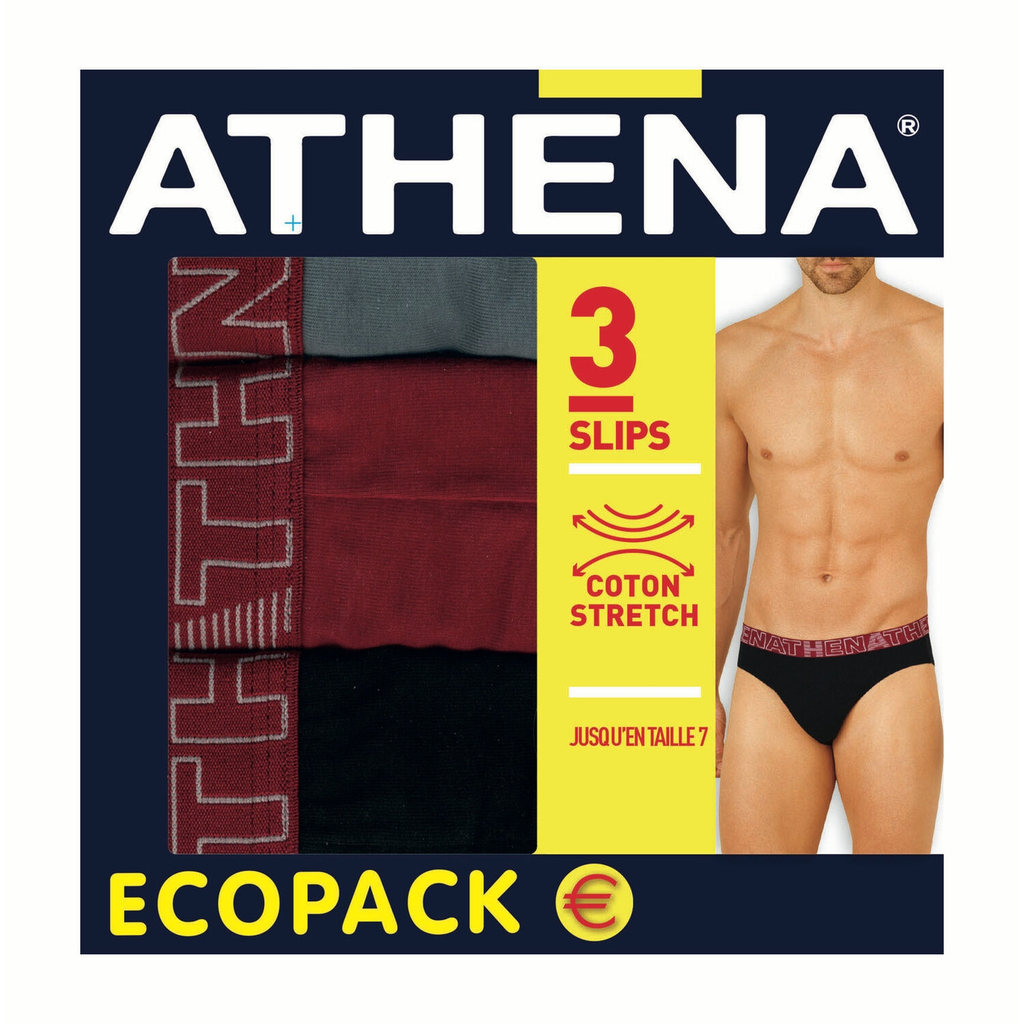 ATHENA 3 slips homme Ecopack 3-pack