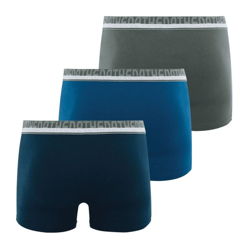 ATHENA 3 Boxers Homem Algodão Bio Azul T6