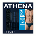 ATHENA 3 cuecas homem Tonic o lote de 3 cuecas