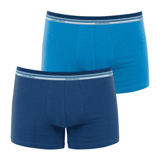 [3106439453244] ATHENA 2 Boxers Homem Duo Eco Azul/Marinho T4