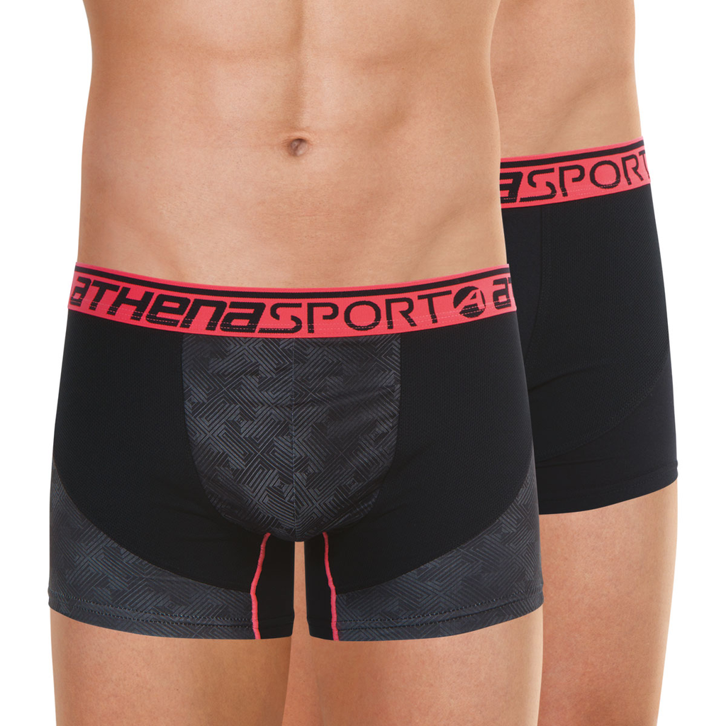 ATHENA Pack of 2 men's Running boxers