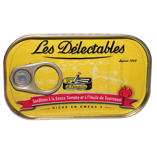 [3107761220009] LES DELECTABLES Sardines in tomato sauce 90 g