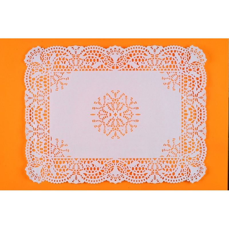 NORDIA White Rectangular Doilies 30X40cm (250 units)