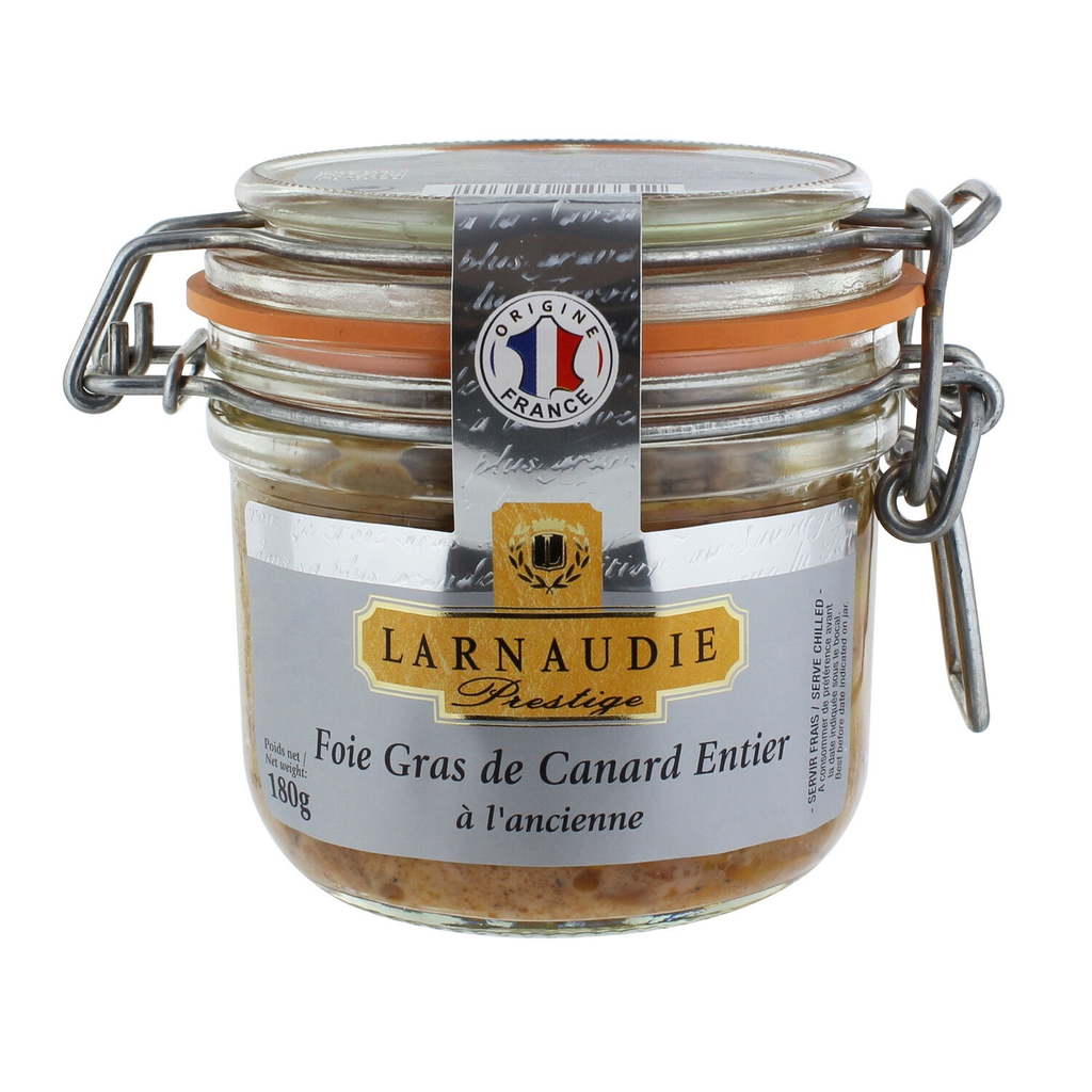 LARNAUDIE Foie gras de pato inteiro à l'ancienne 180 g