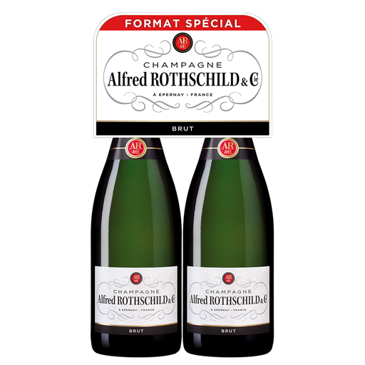 [3113919312014] ALFRED ROTHSCHILD & CIE Champagne Brut 2 x 75 cl