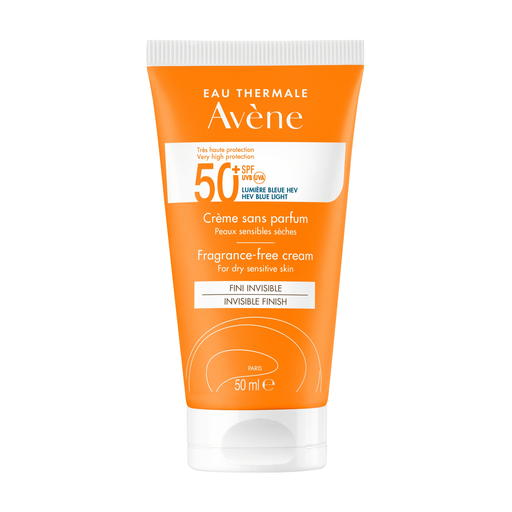 [3282770149494] EAU THERMALE AVENE Crème solaire Visage Peau Sensible Sèche SPF 50+ Sans Parfum 50 ml