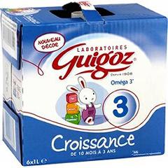 Guigoz Baby Liquid Milk From 1 Year: 6 Tetra Paks of 1 L
