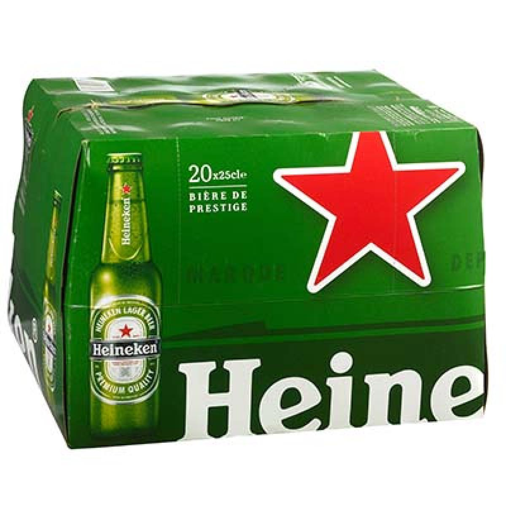 [3119780243570] Heineken Biere Standard Pack Bouteille 20X25Cl