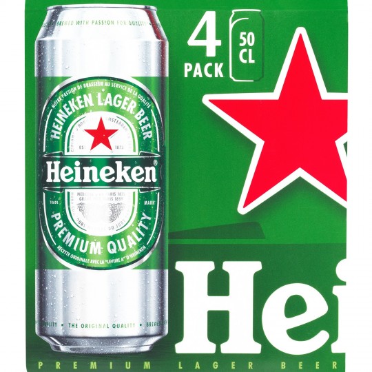 Heineken Bière De Prestige : Le Pack Canettes 50Cl