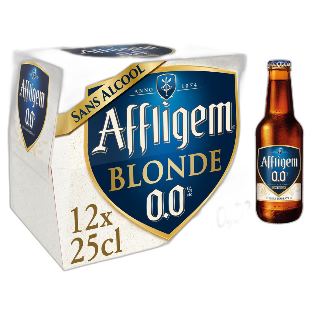 AFFLIGEM Cerveja sem álcool 0,0% 12 x 25 cl