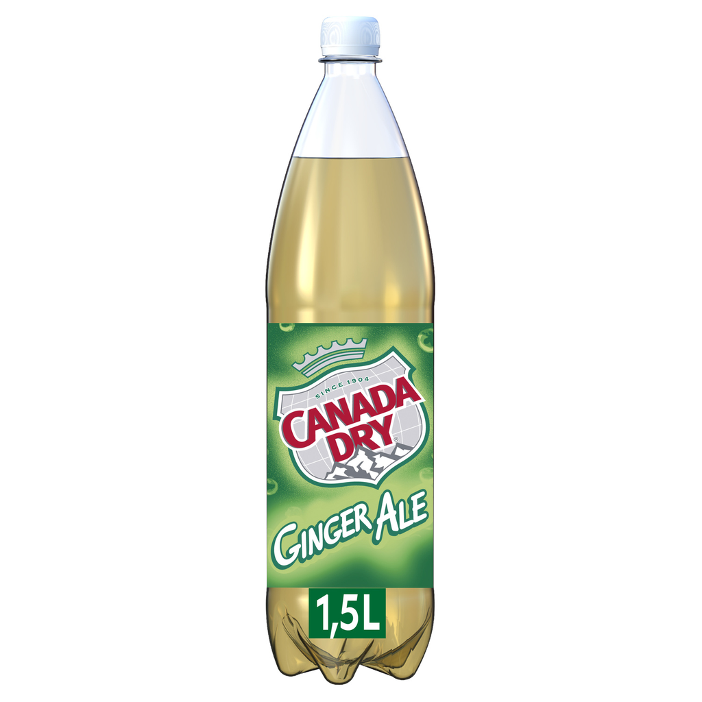 CANADA DRY Ginger Ale Soda with natural ginger extracts 1.5 L
