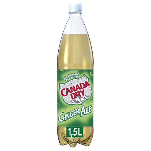 [3124480000378] CANADA DRY Soda Ginger Ale com extratos naturais de gengibre 1.5 L