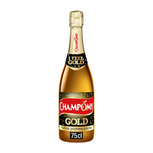 [3124480150820] CHAMPOMY Sparkling apple and peach juice 0.75 L