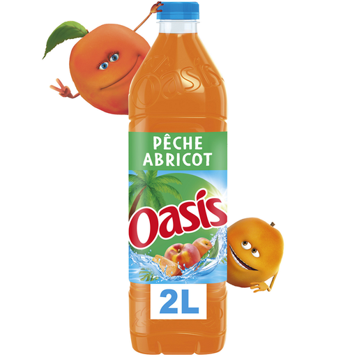 [3124480159366] OASIS Fruit Drink Peach Apricot 2 L