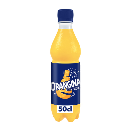 [3124480167026] ORANGINA Boisson gazeuse à la pulpe de fruit jaune 0.5 L
