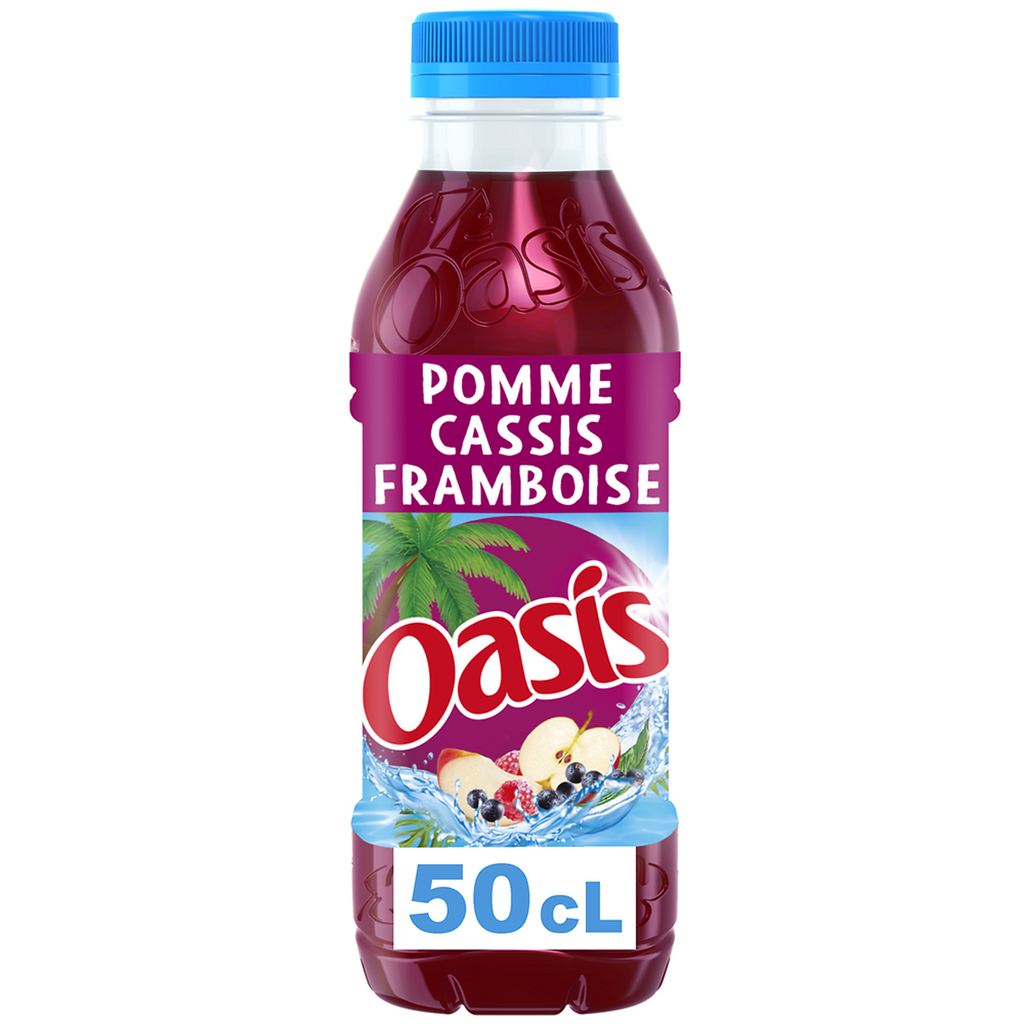 OASIS Bebida de frutas Manzana Grosella Frambuesa 0.5 L