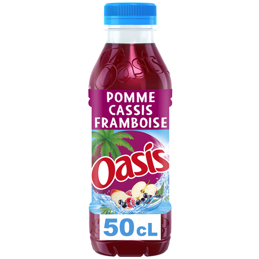 [3124480168818] OASIS Fruit Drink Apple Blackcurrant Raspberry 0.5 L
