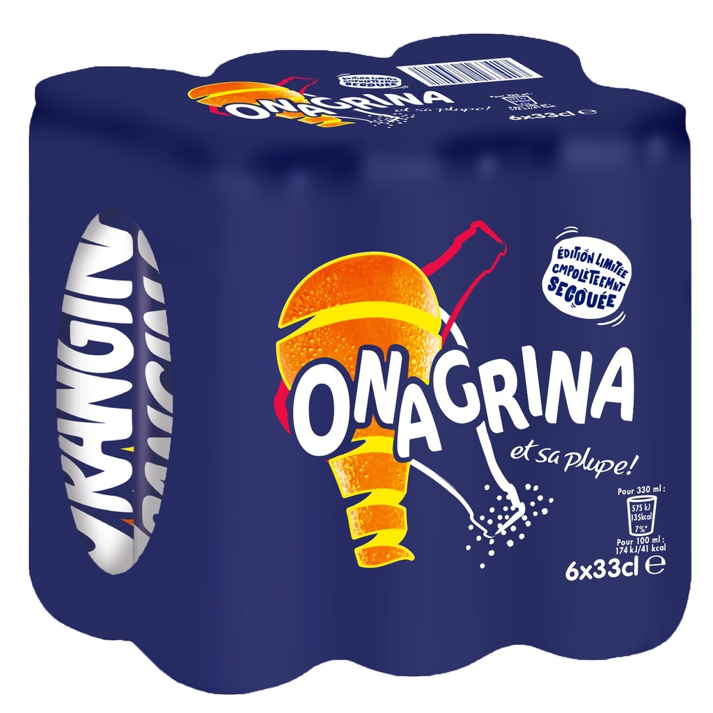 Orangina Soda Orange : Le Pack De Canettes 33Cl