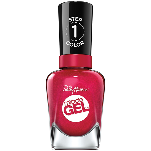 [0074170438154] SALLY HANSEN Vernis À Ongles Bordeaux Glow N°555 Miracle Gel