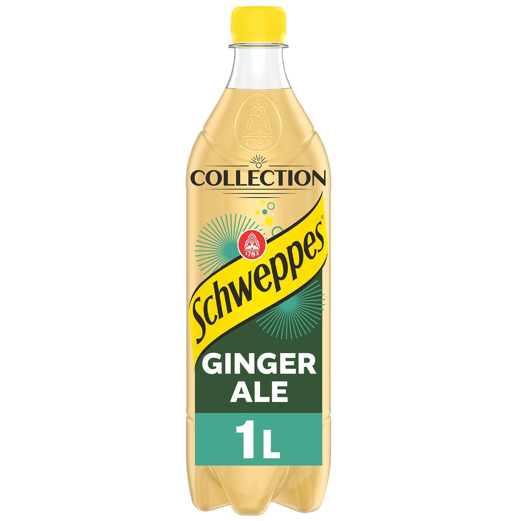 SCHWEPPES Ginger Ale carbonated drink 1 L