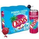 OASIS Boisson aux fruits pomme cassis framboise 6 x 33 cl