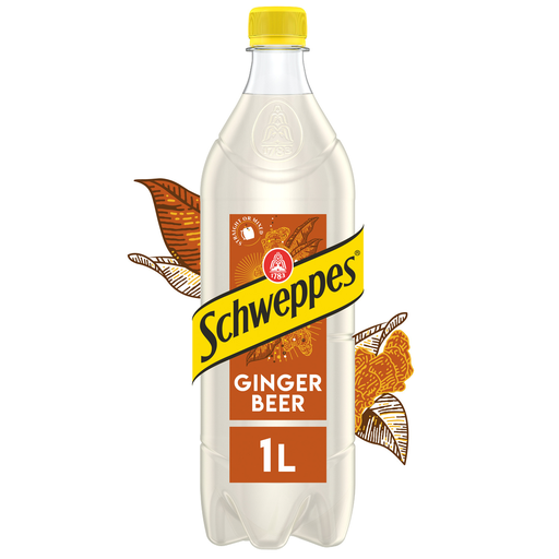 [3124480193698] SCHWEPPES Ginger Beer Soda Saveur Ginger 1 L