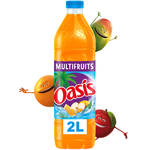 [3124480216700] OASIS Fruit Drink Multifruit Flavor 2 L
