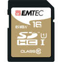 EMTEC Carte Mémoire SDHC 16GB Class10 Gold 16 Go