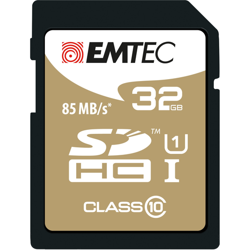 [3126170142085] EMTEC Mémoire Flash SDHC Classe 10 32 Go
