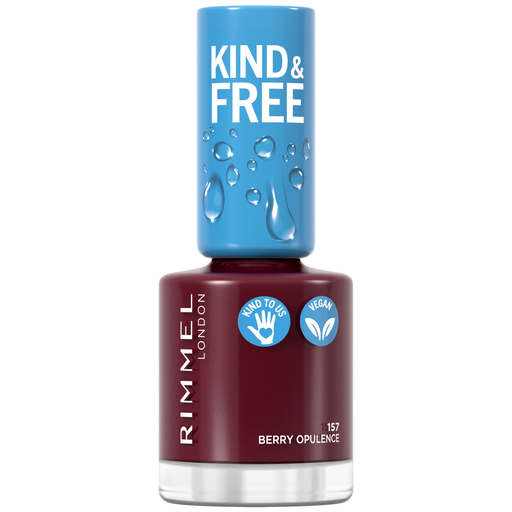 [3616302990634] RIMMEL Verniz de unhas Kind & Free Tom Berry Opulence (157) 10ml