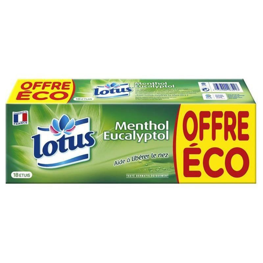 [3133200163873] LOTUS Menthol Tissues 18 packs x 10