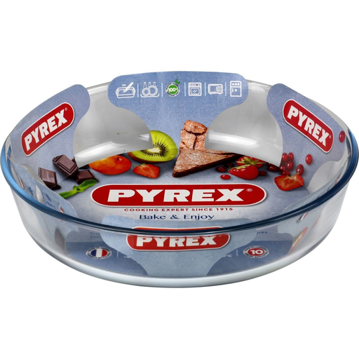 [3137610000834] PYREX Molde para bizcocho cristal Bake & Enjoy 26x26cm 2,1 L