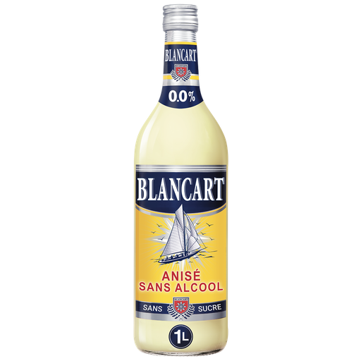 [3138670144308] BLANCART Anise Spirit Alcohol-Free and Sugar-Free 1 L
