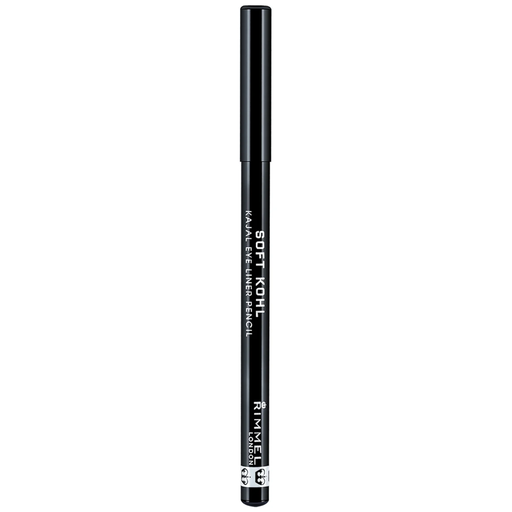 [5012874025862] RIMMEL Lápiz de Ojos Larga Duración Tono Jet Black (061) Khôl Soft 1 lápiz de ojos