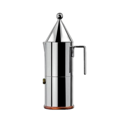 [8003299009527] ALESSI Cafetera La Conica Plata 15 cl