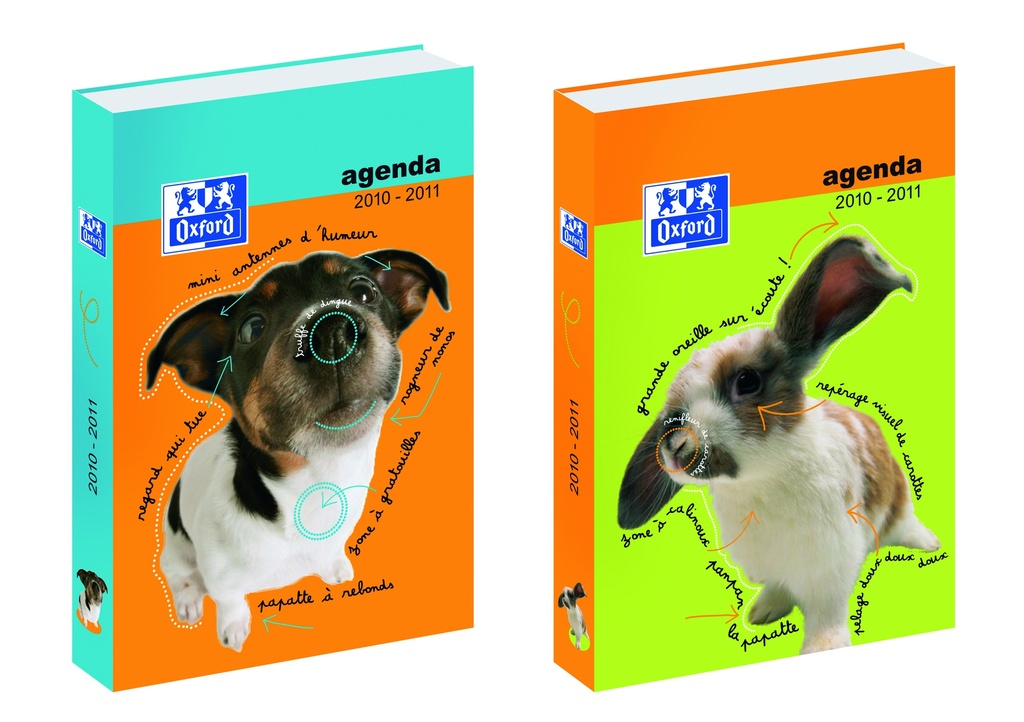 Oxford Oxf.Agenda 12X18 Funny Pets