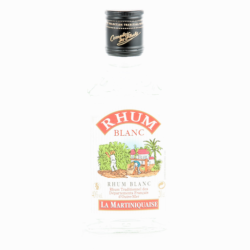 [3147690070900] LA MARTINIQUAISE Rum Branco Flask 20 cl