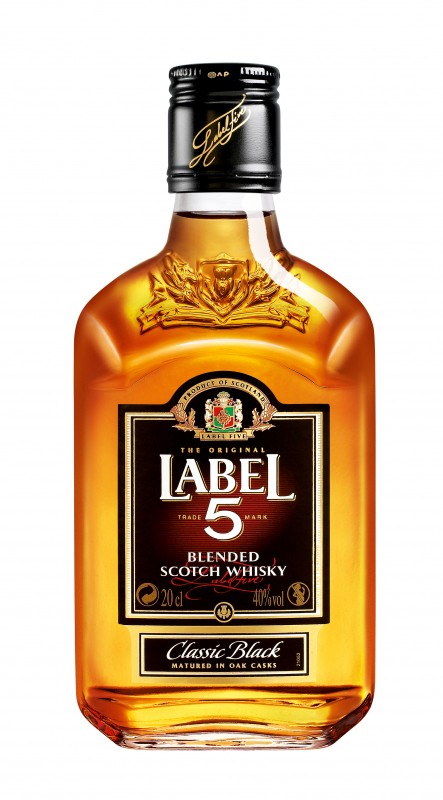Label 5 6X20Cl Whisky 40°