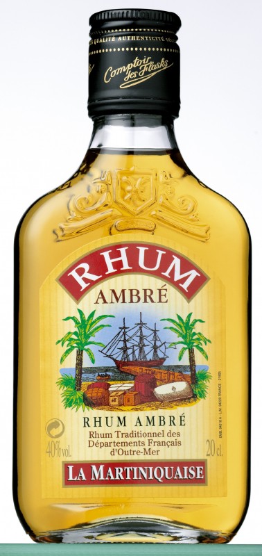 La Martiniquaise 6X20Cl Rhum Ambre 40°