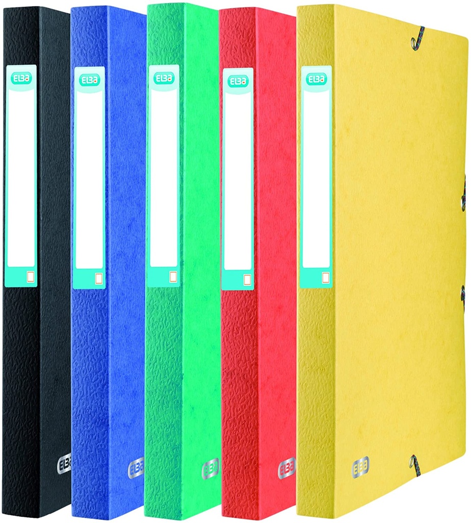 El'A Eurofolio Lot De 10 Boites Classement 24X32 Dos 25Mm Carte Assorties