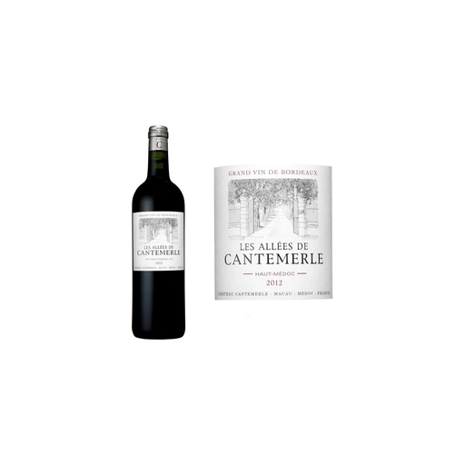 [3148591502804] Château Cantemerle Les Allées De Cantemerle 2020 Haut Médoc Vin Rouge De Bordeaux 0.75 L