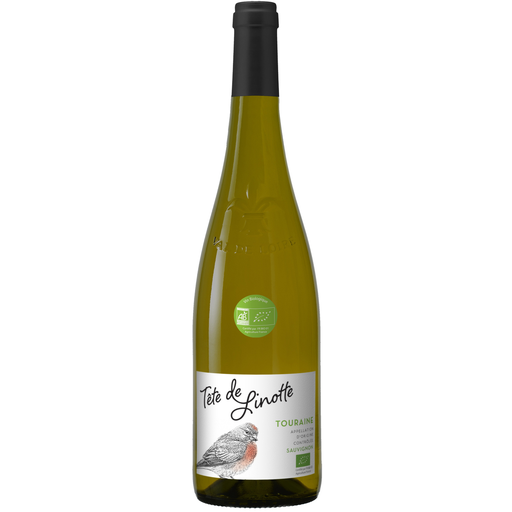 [3149070034328] TETE DE LINOTTE Vino Blanco AOC Touraine Bio 75 cl